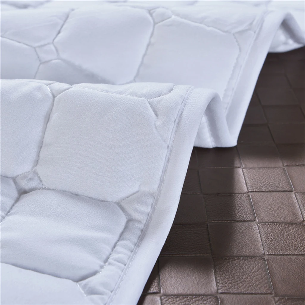 Massage Table Sheet Durable Polyester Cotton Cover Elastic Bands Face Hole for Beauty Salon SPA Hotel Hospital Bed