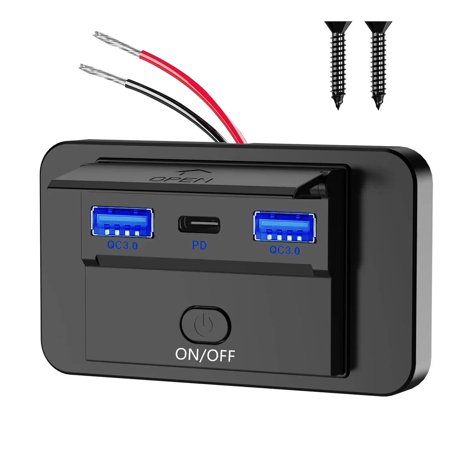 12V Usb Outlet Pane…