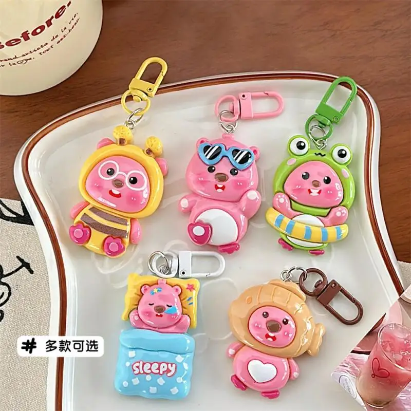 Kawaii Loopy Anime Peripheral Keychain Pendant Doll Toy School Bag Pendant Accessories Loopy Series Three-Dimensional Pendant