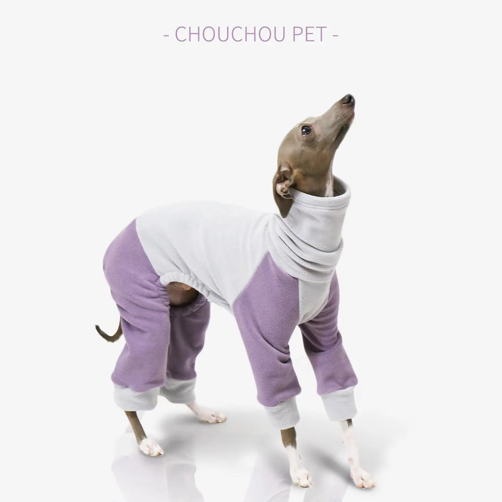 Italian Greyhound Whippet Lurcher Galgo Dog Clothing Warm Fleece Clothing Pajamas Onesie