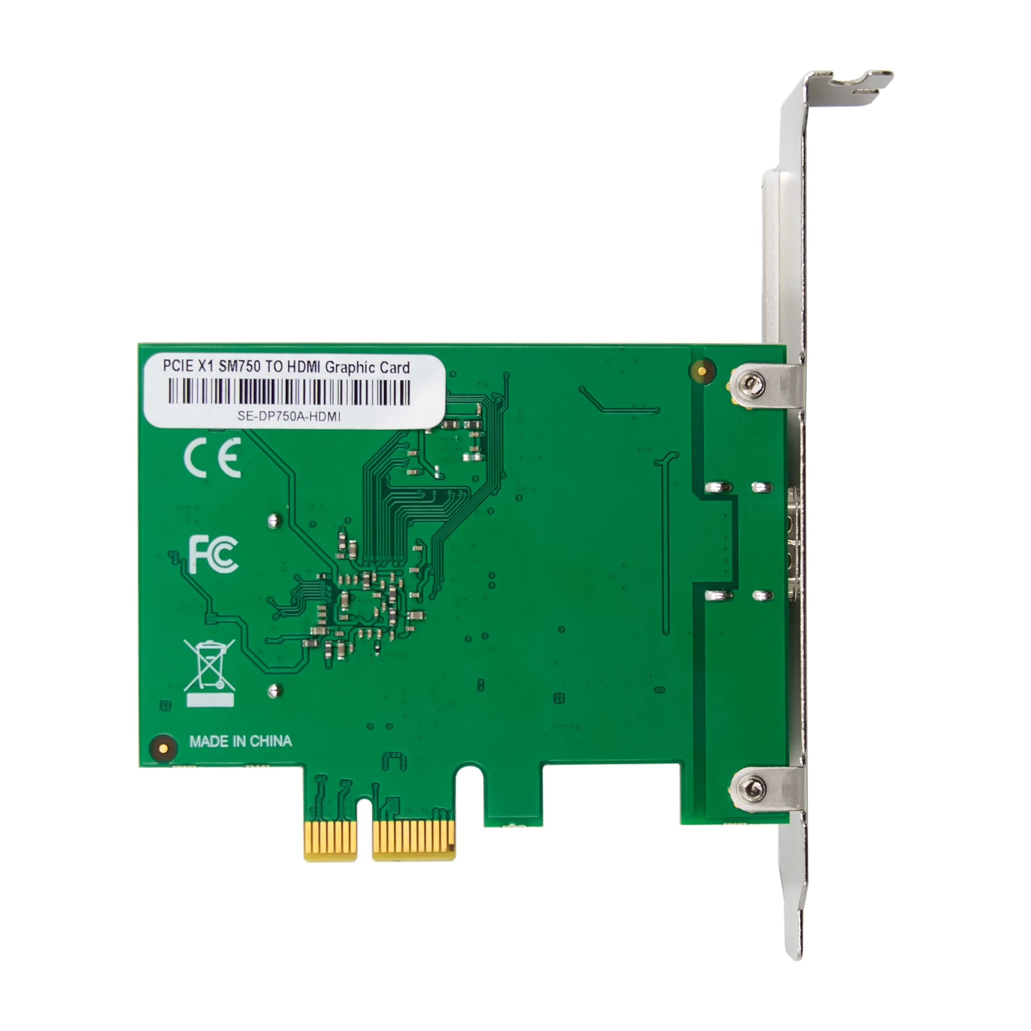 Scheda grafica SUNWEIT ST427 PCIE X1 SM750 HDMI 2D