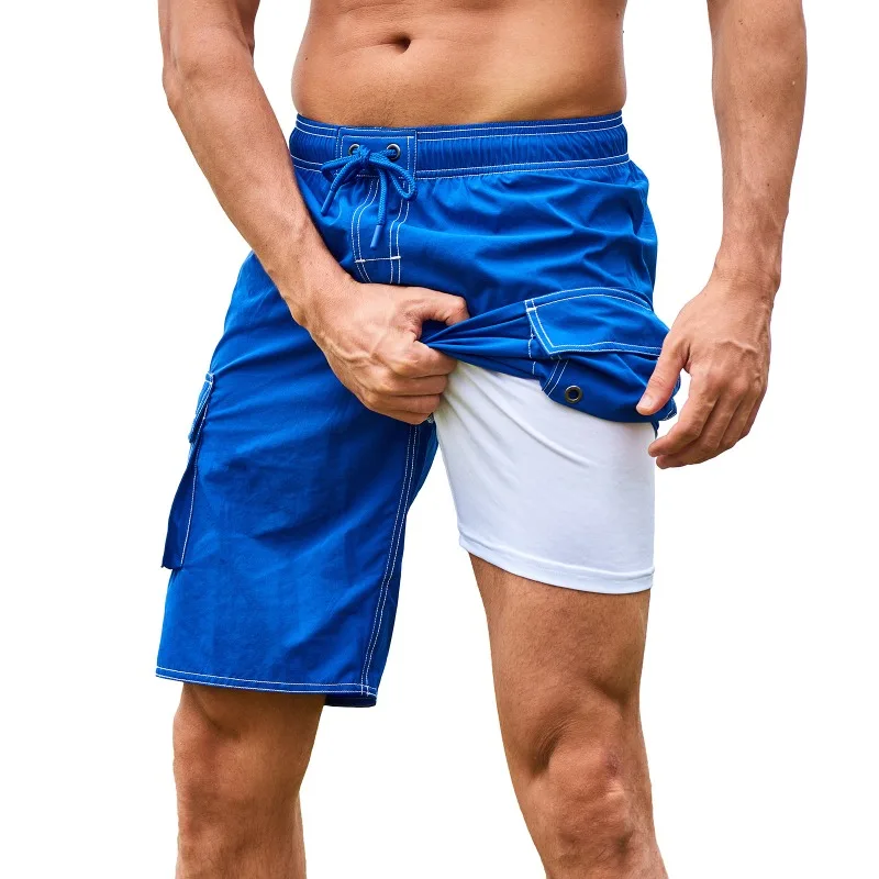 Cross-border special goods summer shorts solid color shorts casual and comfortable shorts outdoor beach pants 099