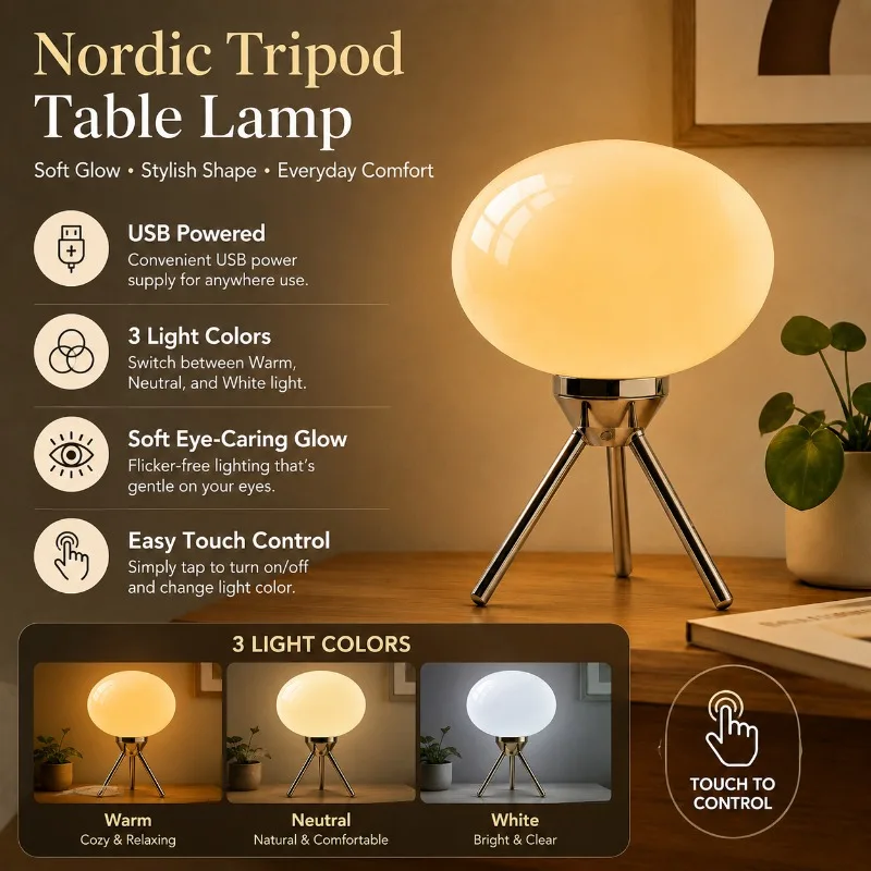 

Nordic Creative Cotton Candy Desk Lamp Student Dormitory Desktop Bedroom Bedlight, Home Furnishings Hotel Rooms Romantic Light