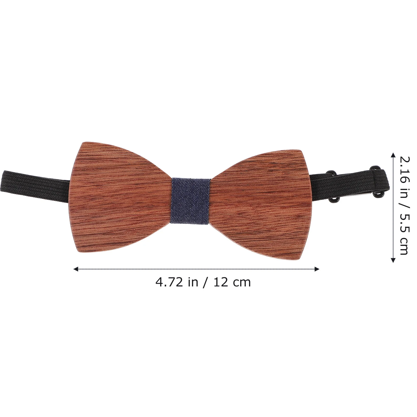 

Wooden Bow for Men Wedding Party Ties Men Wooden Bow Tie Adjustable Elastic Band One Size Fits All Premium Quality Gifts
