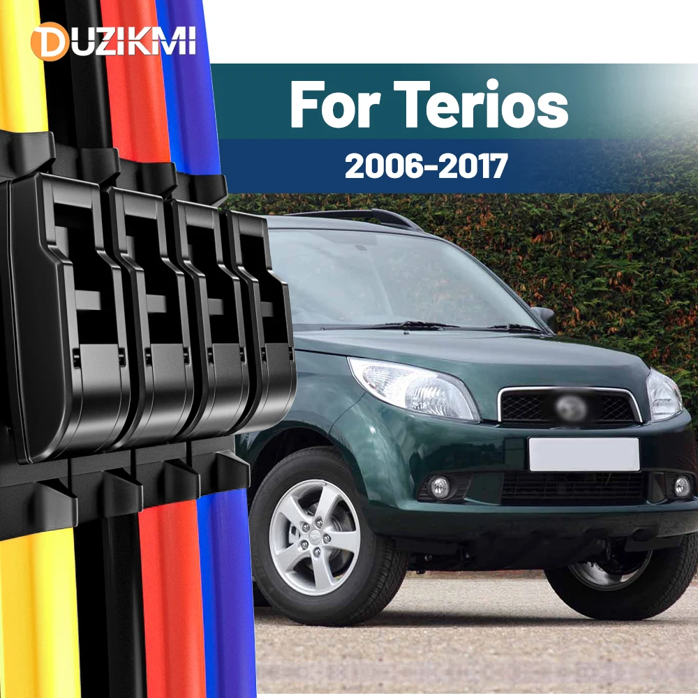 

Для Daihatsu Terios 2006-2017 2007 2008 2010 2011 2012 2014 2015 2016 2 шт. щетки стеклоочистителя переднего стекла красный синий