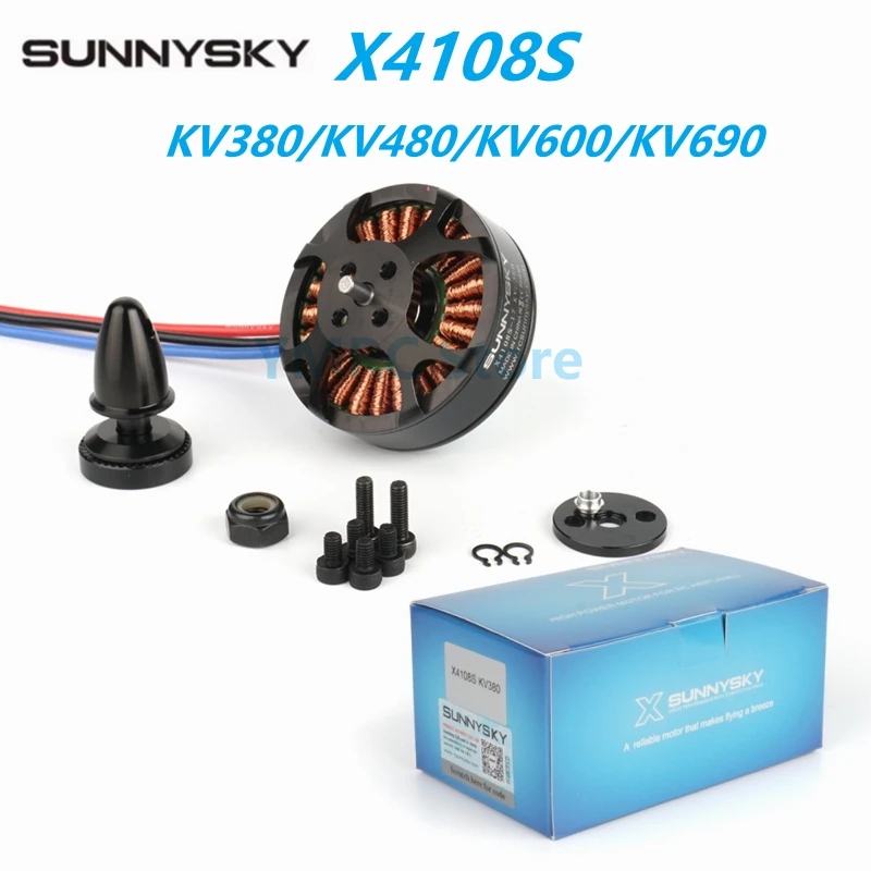 

SunnySky X4108S KV380/KV480/KV600/KV690 Outrunner Brushless Motor for Multi-rotor Aircraft Aerobatic Quadcopter Toys