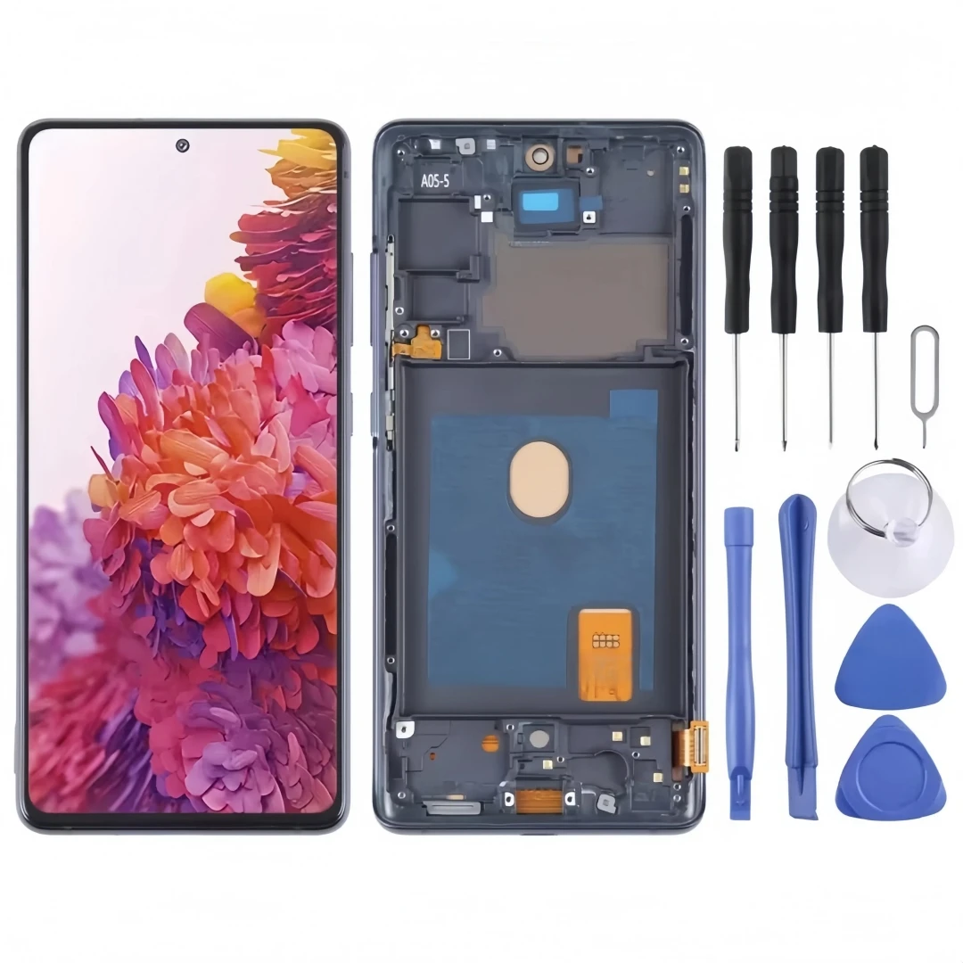 New OLCD Screen TFT Screen with frame suitable for Samsung Galaxy S20FE SM-G780F/G780G/G781 Original Mobile Phone Accessories