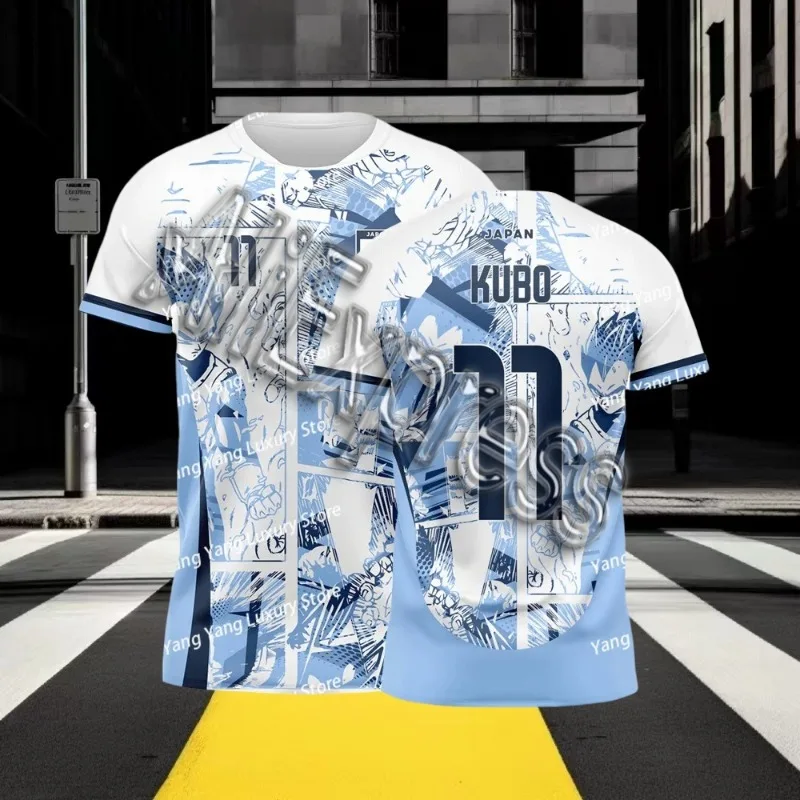 

2024 Summer New 3D T-shirt Comfortable and Breathable Fabric Quick Drying T Shirt Men's Sports Tops Tees