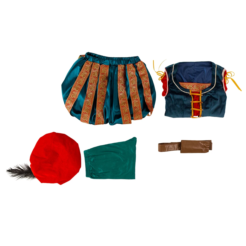 Game Priscilla Cosplay Poet Costume Women Fancy Battle Suit Tudor Uniform Halloween Carnival Party Callonetta Disguise Outfits