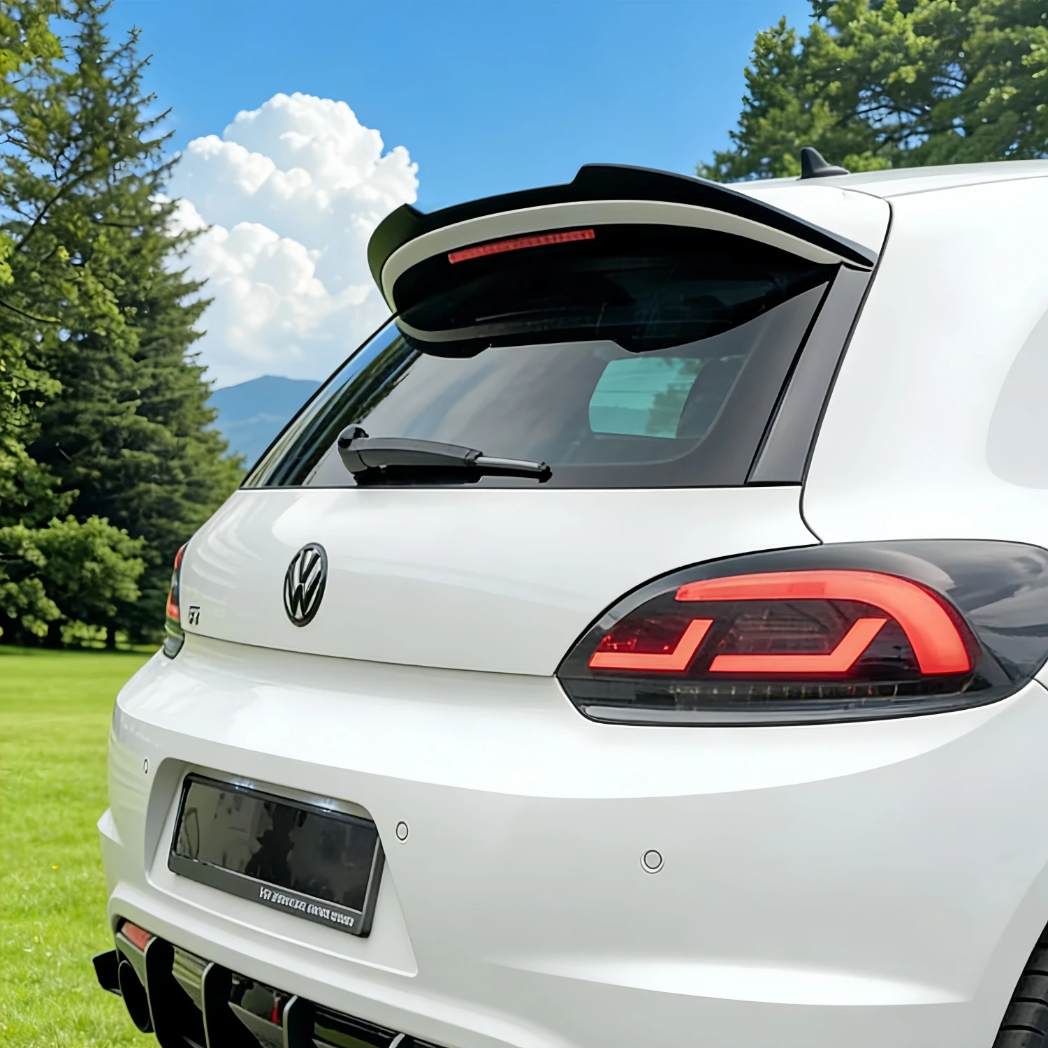 

Глянцевый черный задний спойлер на крышу для VW Scirocco III MK3 Standard 1.4 2.0 TSI TDI 2008-2014 (до рестайлинга), тюнинг-комплекты для кузова