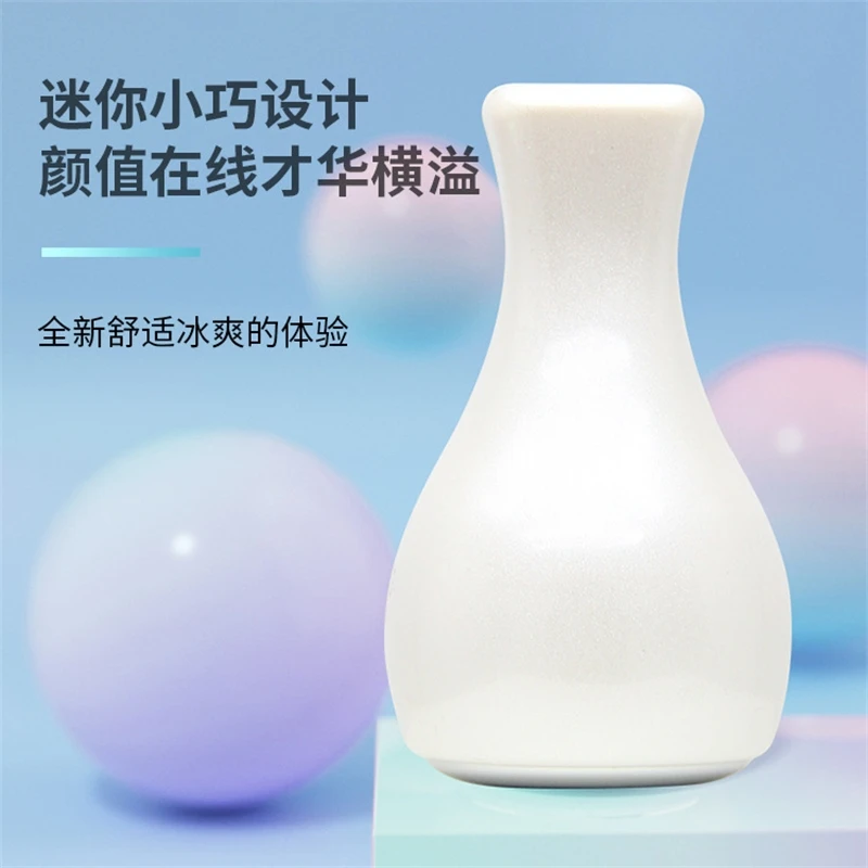 

Портативный охлаждающий массажер для лица, ледяной ролик для подтяжки кожи, минимизатор пор, криотерапия, косметическая терапия, спа-инструмент