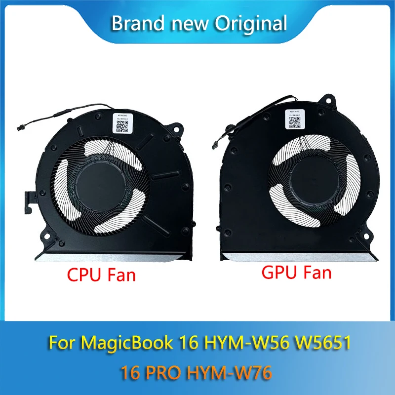 Brand New Original CPU GPU Cooling Fan Radiator For Honor MagicBook 16 2021 HYM-W56 W5651 16Pro HYM-W76 NS85C57 NS85C58 20D09