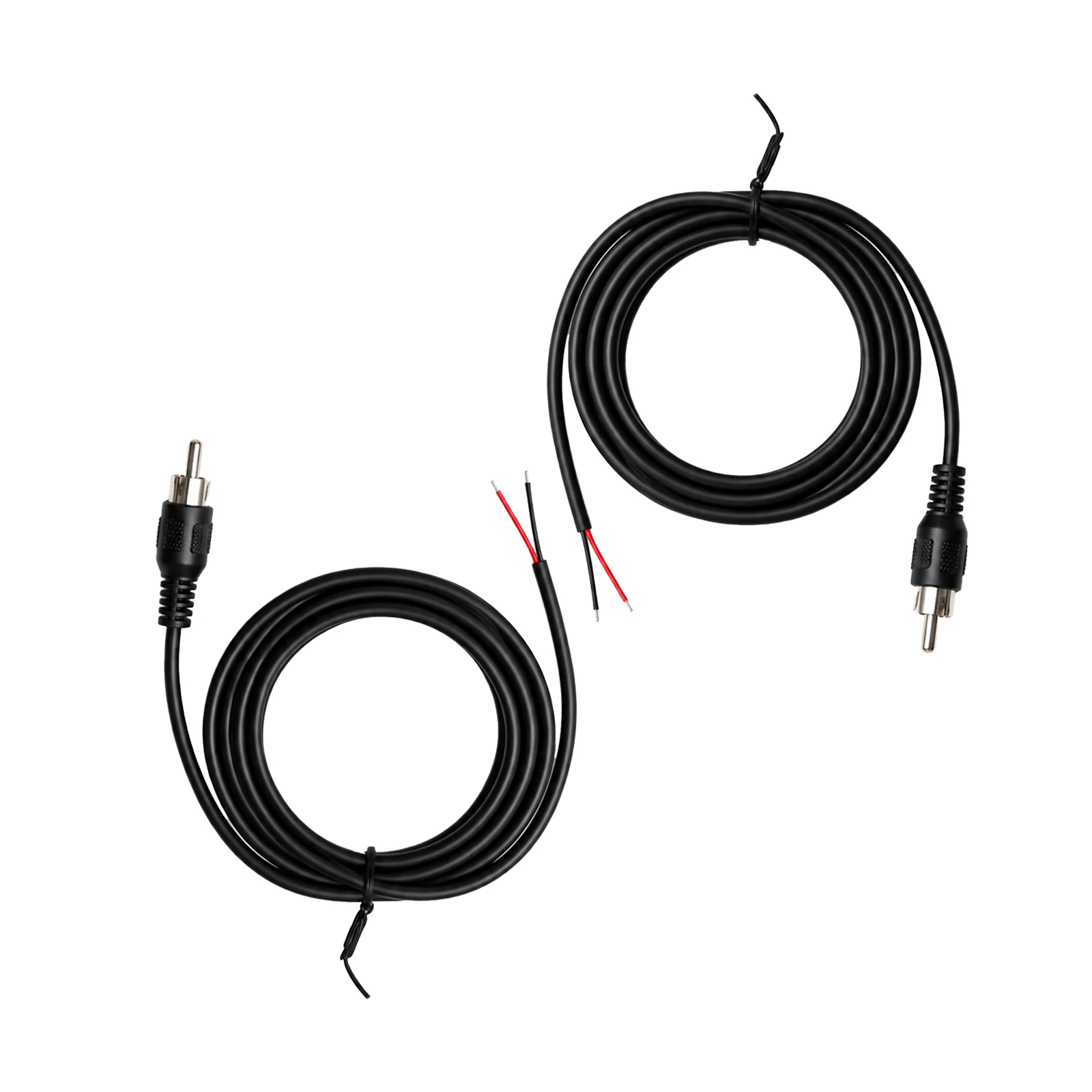 2Pcs RCA Stecker Jack zu Bare Draht Kabel Reparatur Kabel Für CD DVD Player Tuner Verstärker Audio Lautsprecher subwoofer HDTV Kabel 1m – Detail 4