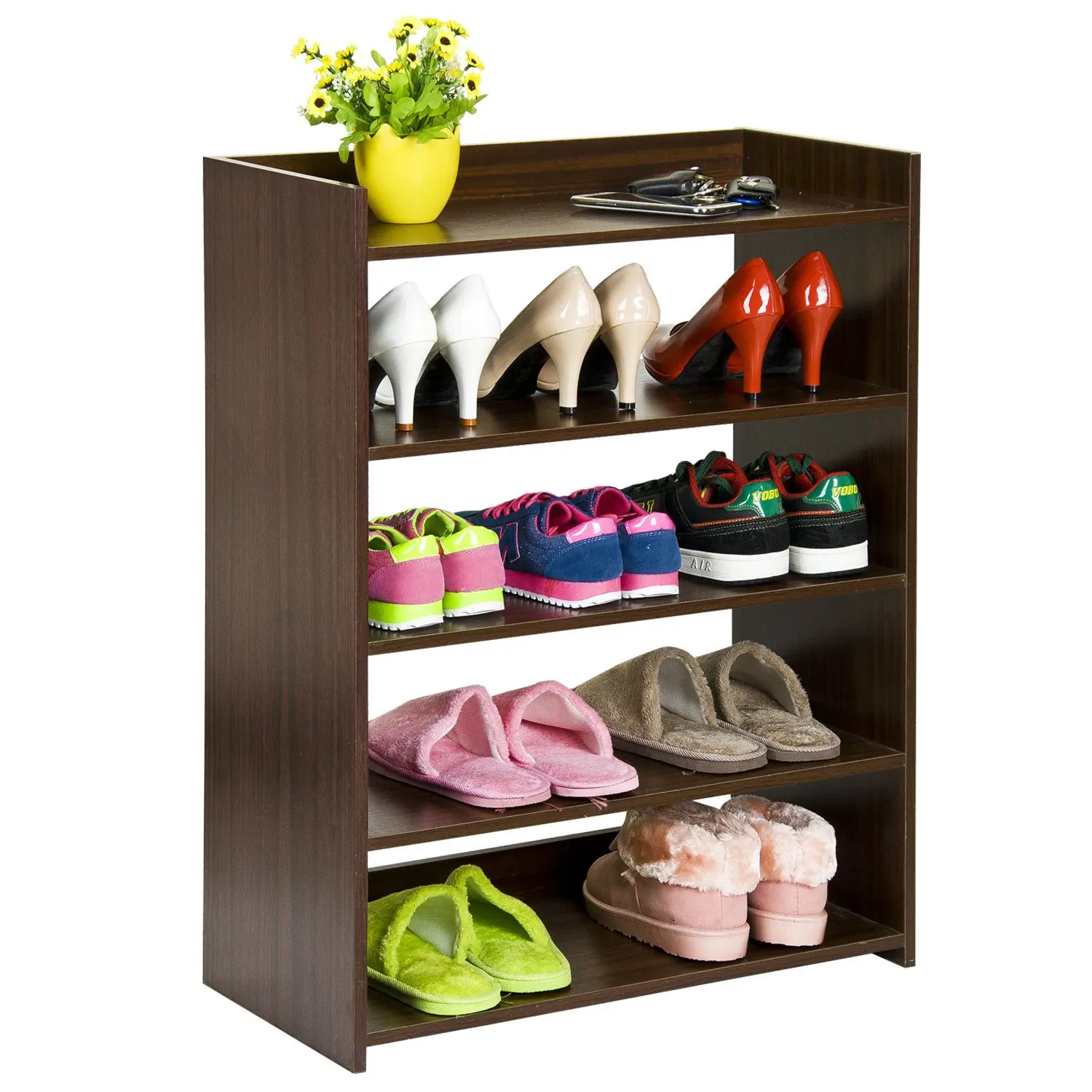 Modern Design Home Living Room Light and Thin Shoe Cabinet/shoe Rack with Door Large Capacity High-gloss Shoe Cabinet Locker