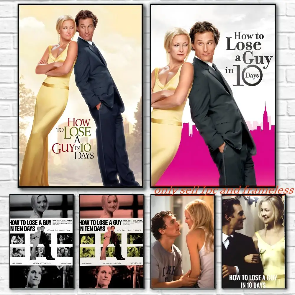 How To Lose A Guy In 10 Days Poster Wall Art Poster Paintings Are Suitable For Clubs Living Rooms And Bedroom