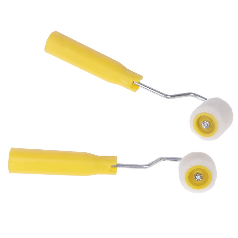 Roller Wand Reparatur Pinsel Mini Farbrollen Türen und Decken Wolle Pinsel Extra Kleine Farbe Ausbesserung Trim Rand Pinsel