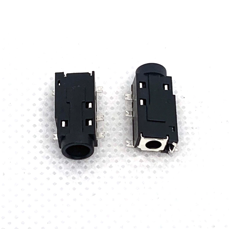 10PCS 3.5mm headphone socket 5-pin SMT with switch audio jack PJ-381 PJ381 stereo connector head mounted connector