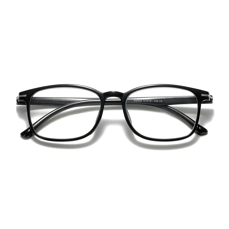 Herren Myopie Brille HD Lesebrille schwarz klare Brille-50 bis-300 – Detail 5