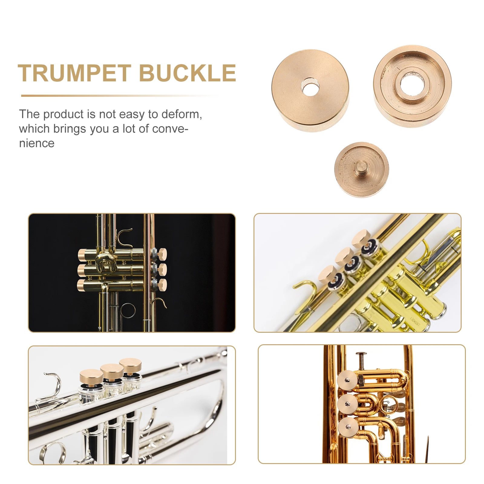 Snap Button Tool Small Upper and Lower Cover Musical Instrument Trumpet Piston Supplies Buckle Mini