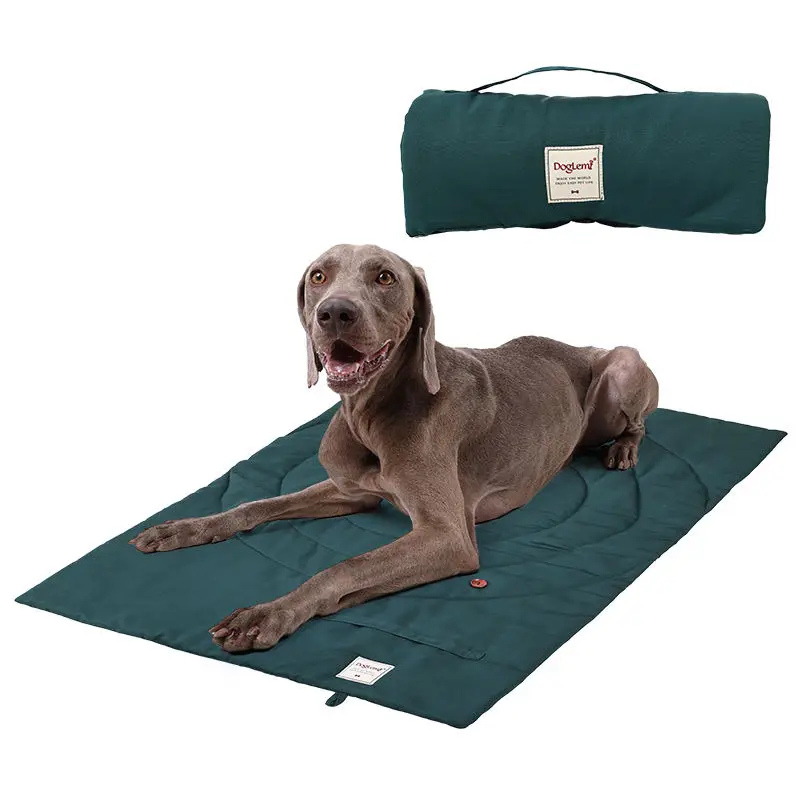 Portable Pet Mat Foldable Pet Supplies Waterproof Dog Beds for with Storage Carry Bag Easy To Clean Kennel Outdoor Camping