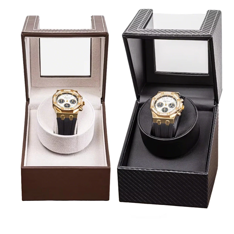 Luxury Automatic Watch Winder Box for Mechanical Watches, Premium Rotating Storage Case & Ultra-quiet Watch Shaker