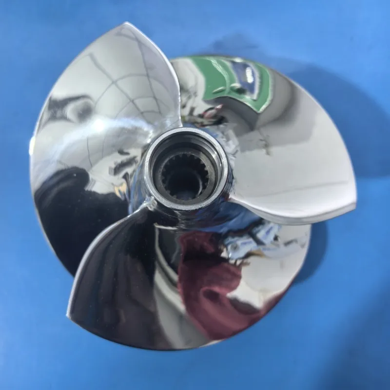 Impulsor 6D3-R1321-02-00 de 155 mm y 3 Aspas para Yamaha VX1100 VX Sport VX Cruiser V1 Wave Runner Deluxe Wave Runner Pulido