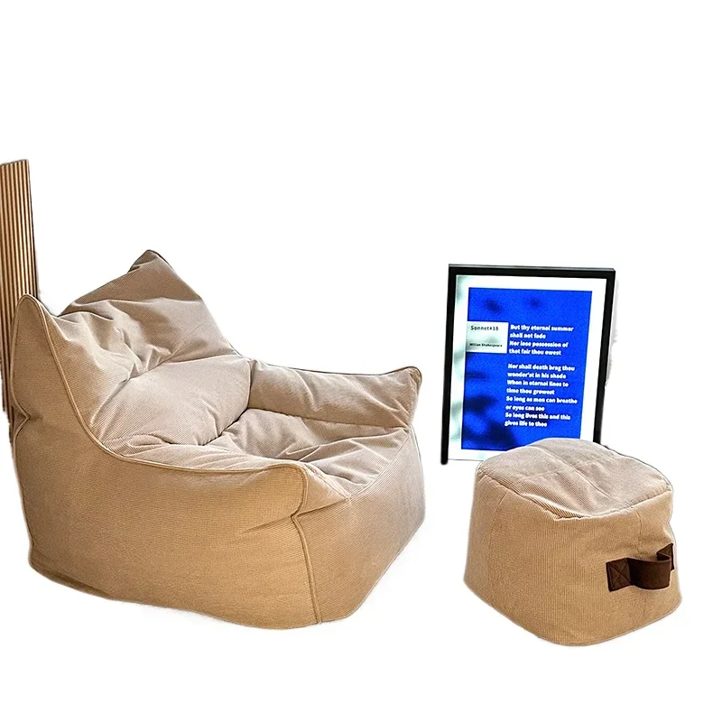 Fat lazy sofa simple living room bedroom designer small apartment bean bag tatami retro sofa