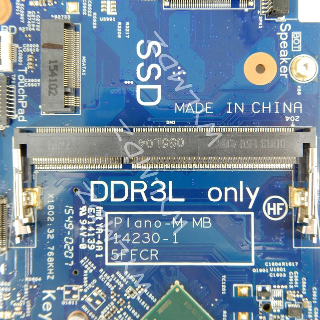 Imagem -06 - Placa-mãe Portátil para Dell Notebook Mainboard Dell Latitude 11 3150 Cn- 0c1f00 100 Testado ok 142301 Cpu N3540