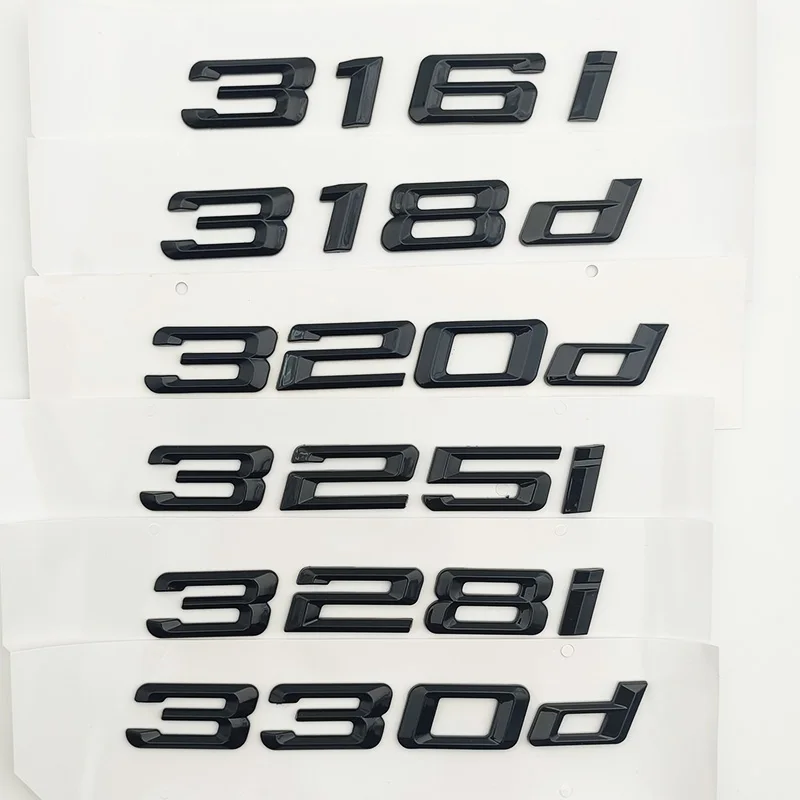 ملصق صندوق سيارة ثلاثي الأبعاد من القيمة المطلقة ، شعار ، ملحقات ، 316i ، 318i ، 320i ، 325i ، 330i ، 330d ، 335i ، 340i ، 320d ، E46 ، E90 ، E91 ، F30 ، G20