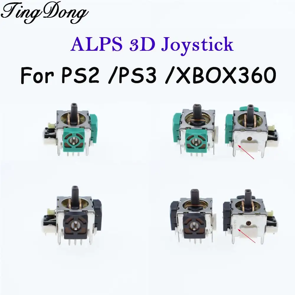1/2/6/10/20PCS ALPS 3D Joystick Replacement for PS2/PS3/XBox360