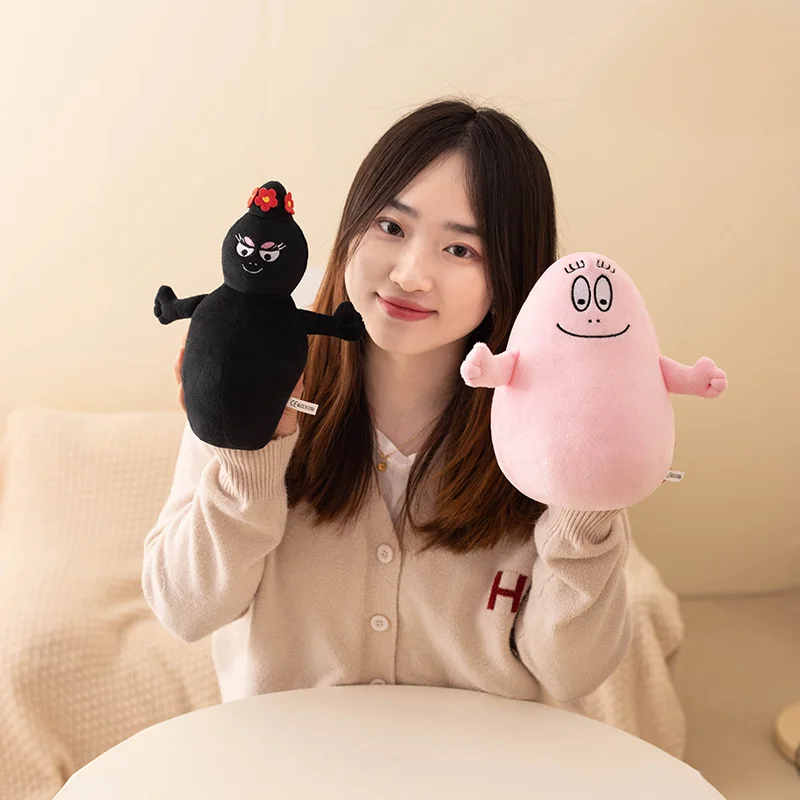 Anime Cartoon Barbapapa Family Plush Toy Cute Stuffed Dolls Baby Kids Comfort Soft Decor Birthday Gift for Children Kids Girls