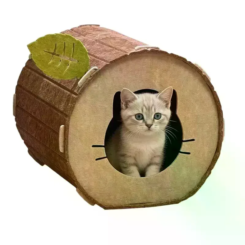 Interior Design Warm - Cama para Gatos em Feltro Lavável,