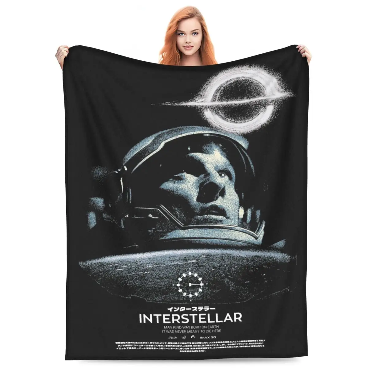 

Interstellar Blankets Fleece Summer Multifunction Soft Throw Blankets for Home Travel Plush Thin Quilt