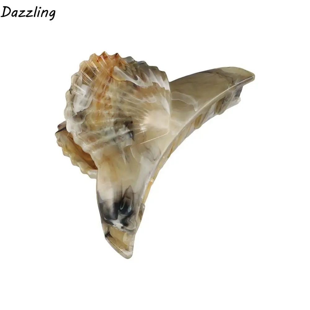 

Hair Grab Clip Acetate Shell Hair Clips Acetic Acid Beach Headwear Acetic Acid Barrettes High Ponytail Clip Korean Style
