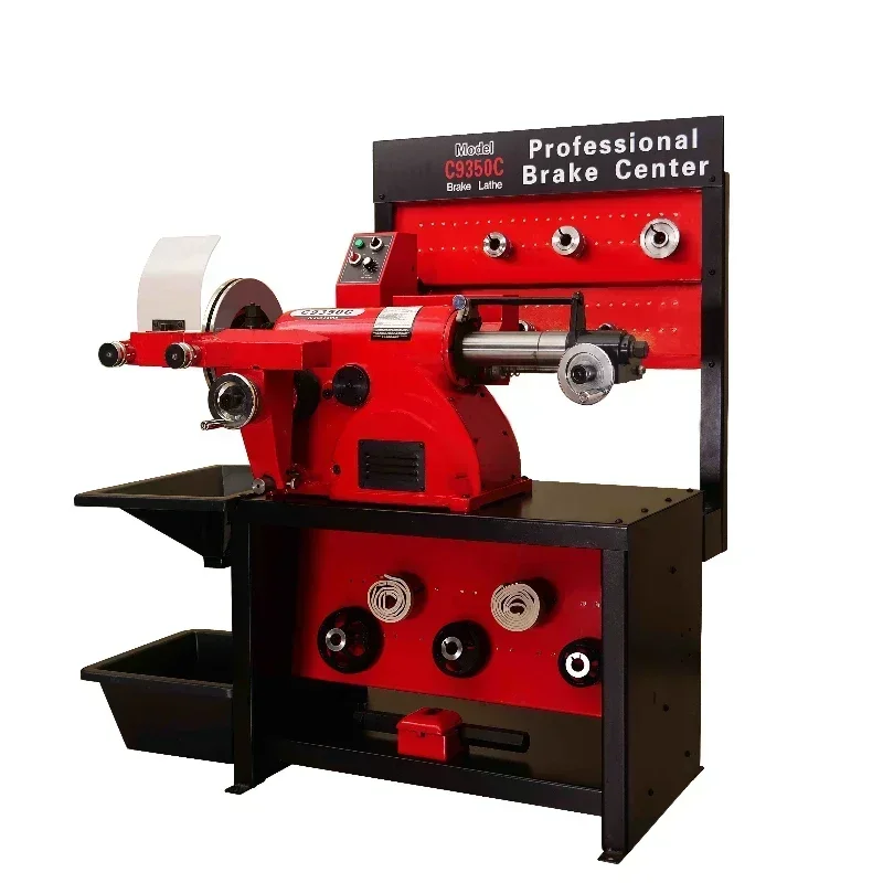 C9350C مخرطة الفرامل القرص سيارة طبل قرص فرامل آلة مقشدة مع محرك سيرفو تيار مستمر قرص فرامل وآلة طبل