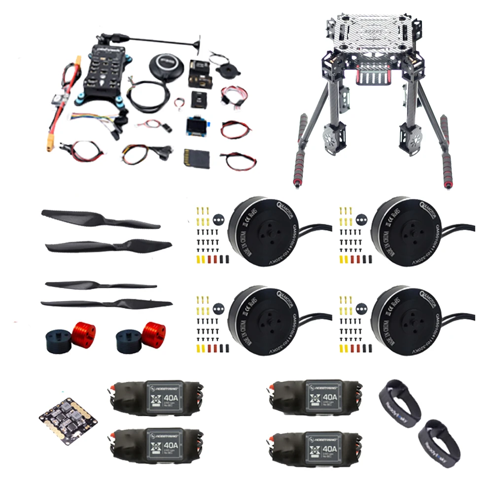 ZD680 680mm Carbon Fiber Quadcopter 5010 380KV Motor  Pixhawk 2.4.8 Flight Control M8N 8N GPS  40A ESC 1555 Prop Combo Set