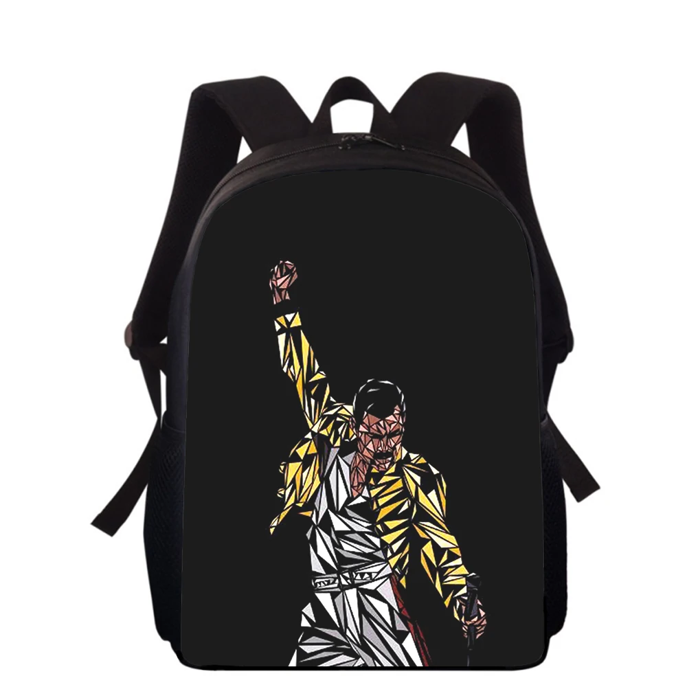 Queen band Freddie Mercury 15” 3D Print Kids Backpack Primary School Bags for Boys Girls Back Pack Students School Book Bags