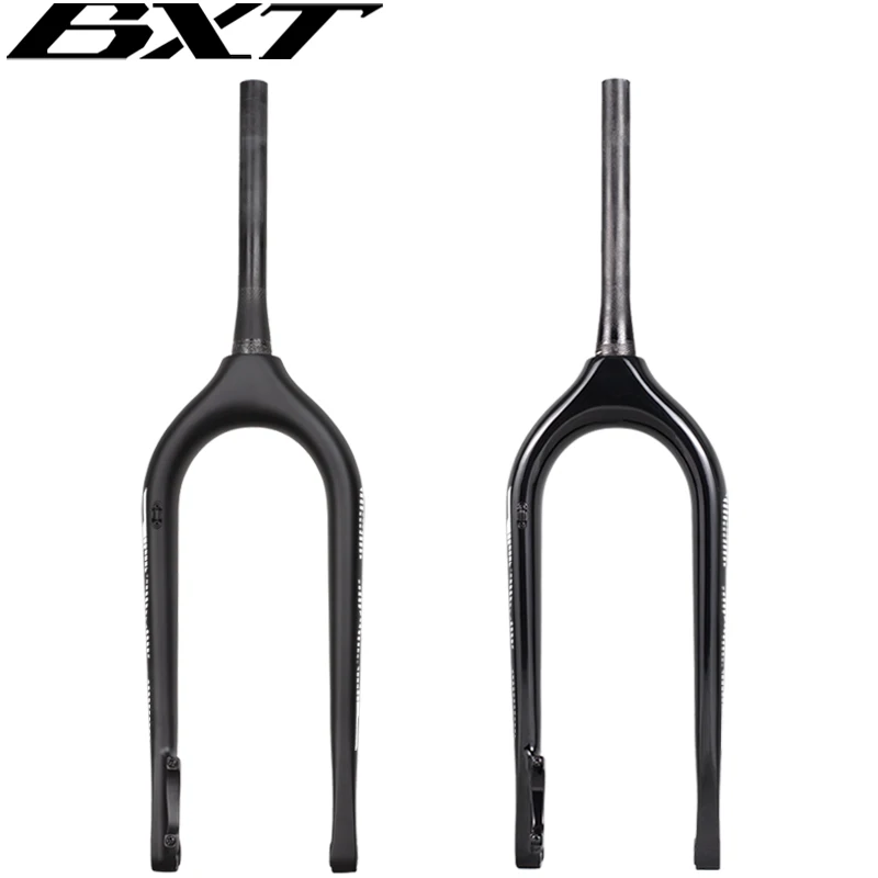 BXT-26er Full Carbon MTB Fork, Fat Fork, Snow Front Fork, 4.8or 5.0 Tire Thru Axle, 150*15mm