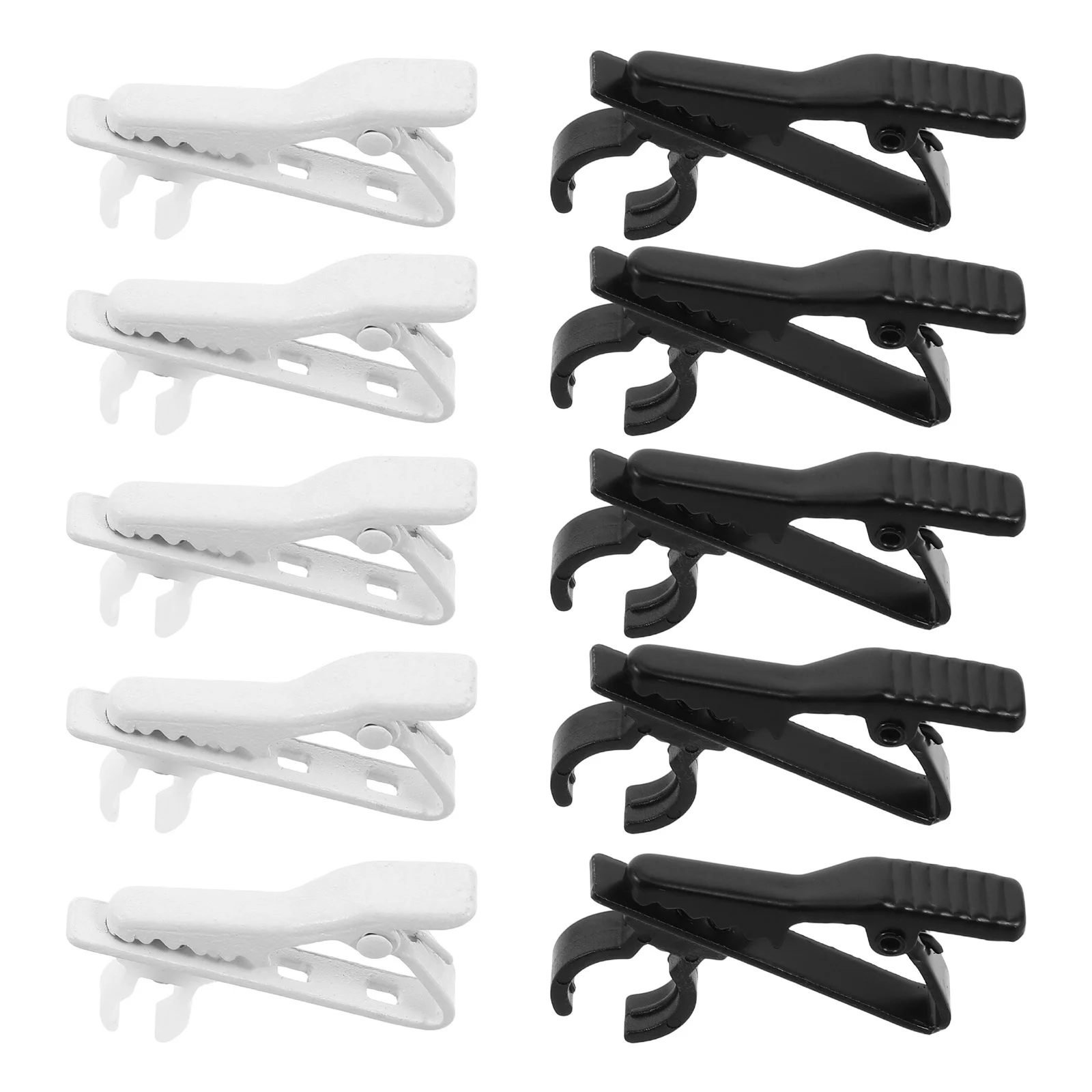 

1 set 1 Set Of Lavalier Mic Clips Universal Fit Lightweight Secure Grip For Interviews Live Streaming Presentations Microphone
