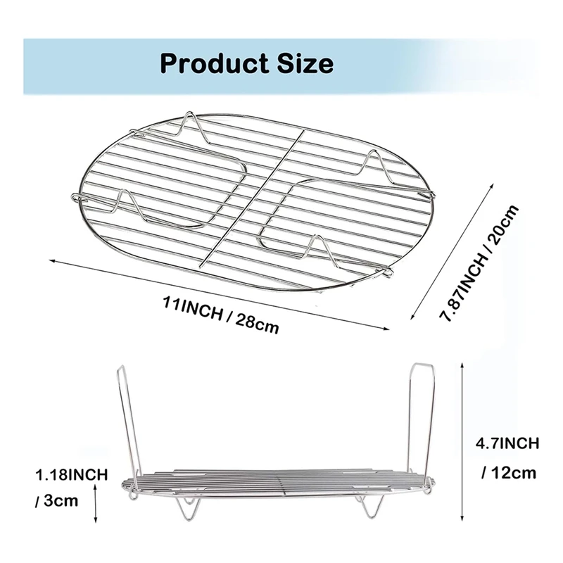 Паровая и жаровня — совместима с мультиваркой Ninja Foodi Possible Cooker Pro 8,5 Qt MC1000, MC1001 Series