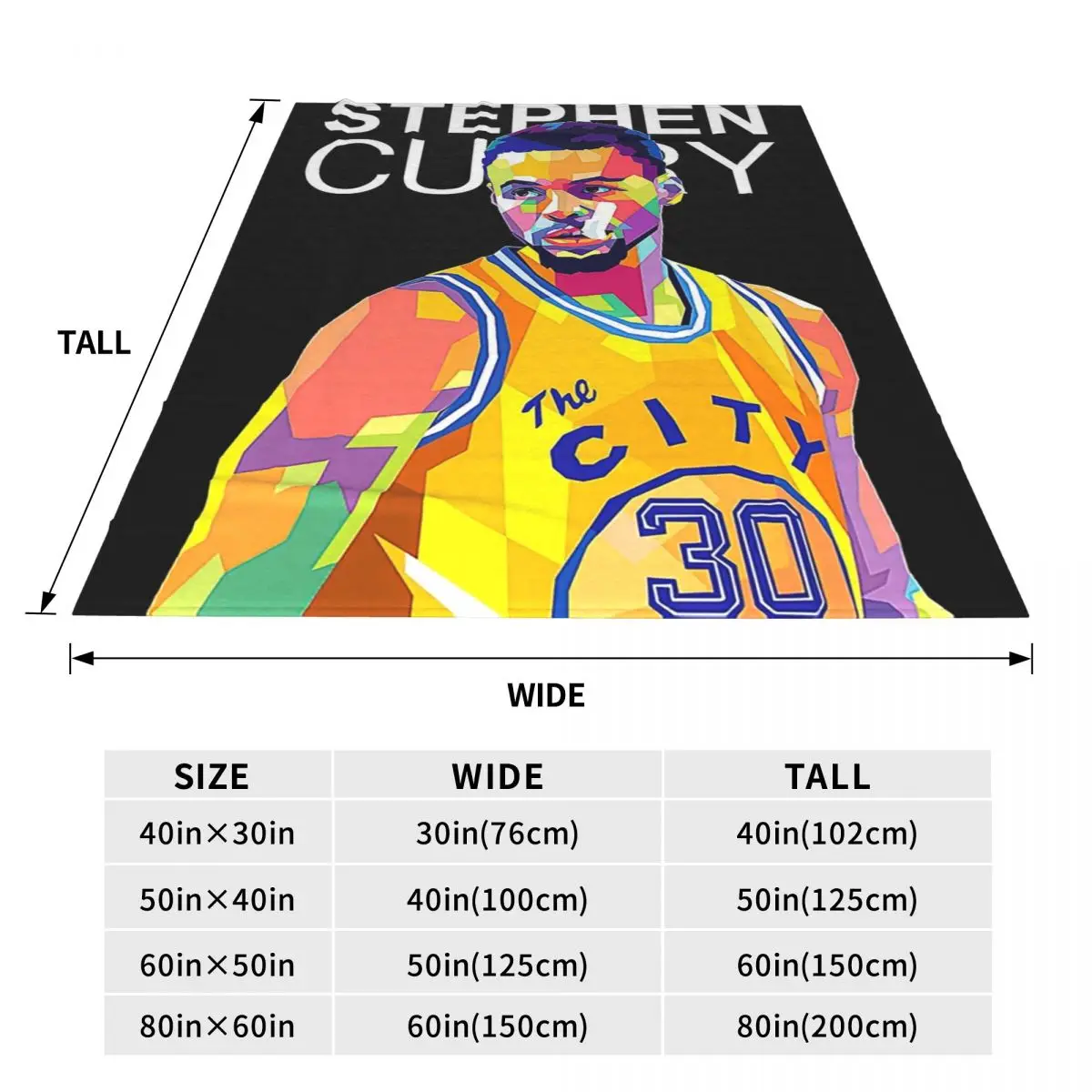 Stephen Curry Blanket Fleece Breathable Sofa Throw Blankets For Couch Bedding Outdoor Throws Bedspread Quilt