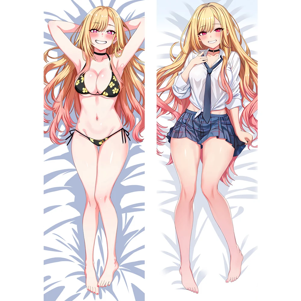 

My Dress Up Darling Dakimakura Pillow Cover Kitagawa Marin Pillow Anime Game Pillowcase