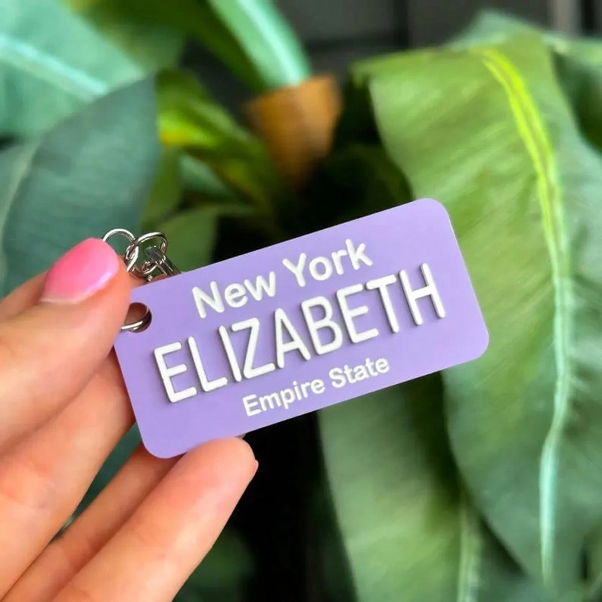 Custom Name Car Keychain, Personalized Gift for Drivers