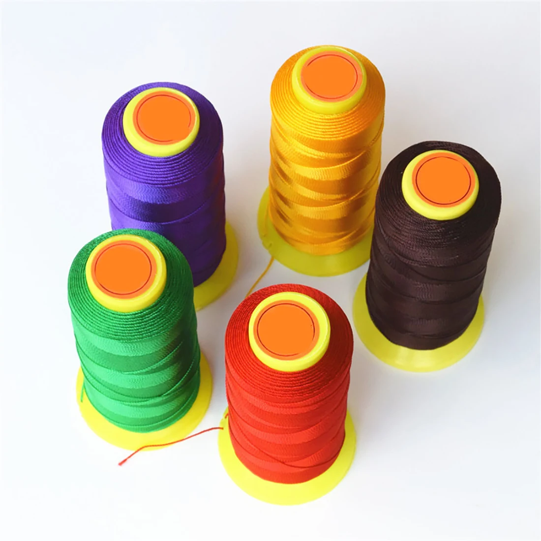 1000m/Roll 0.2/0.4/0.6/0.8/1mm Embroidery Silk Thread Sewing Thread Wheel Sewing Supplies Braided Cord Jewelry DIY Making Beadin image 3