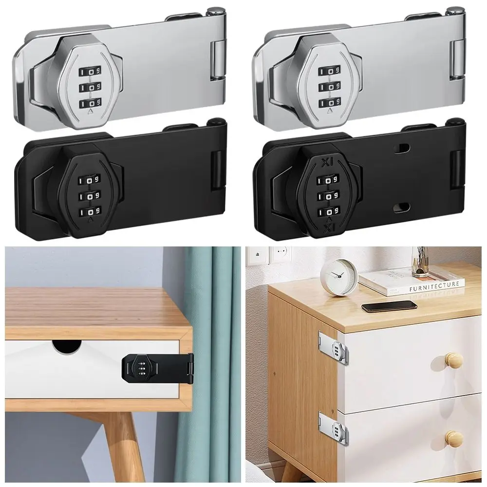 

Home Security Zinc Alloy 3 Digit Coded Cabinet Password Locks Combination Coded Lock Window Stoppers Coded Lock