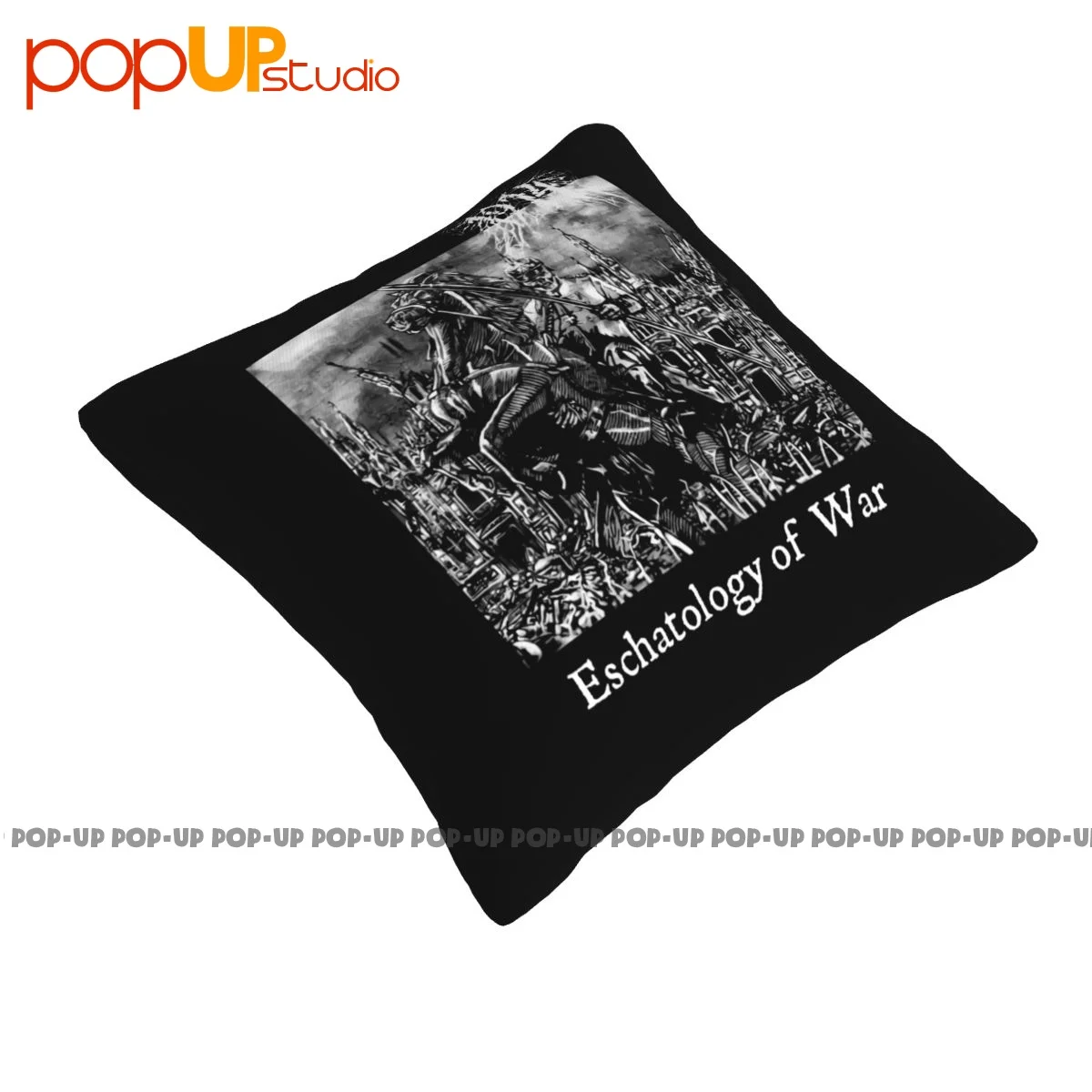 Square 1914 Eschatology Of War Bolt Thrower Paradise Lost Benediction God Dethroned Pillowcase Throw Pillow Cover Super Soft