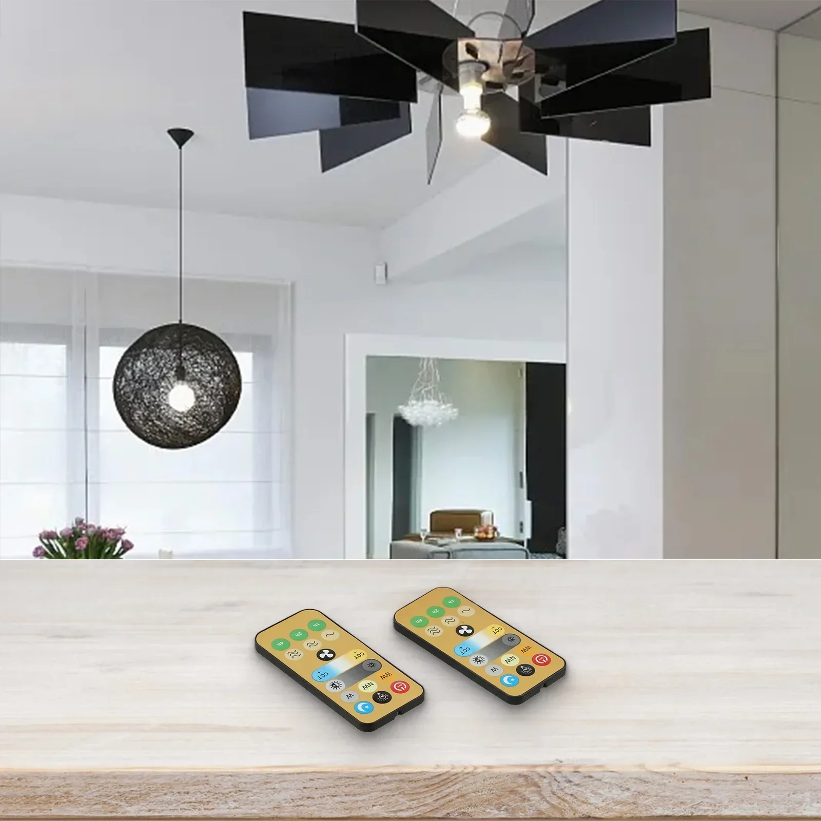 Entertainment Setting As Shown E27 Ceiling Fan Remote Control Ceiling Fan Control Convenient Operation For E27 Fans