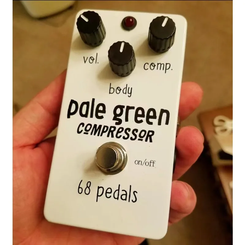 68pedals Pale Green Compressed Stompbox