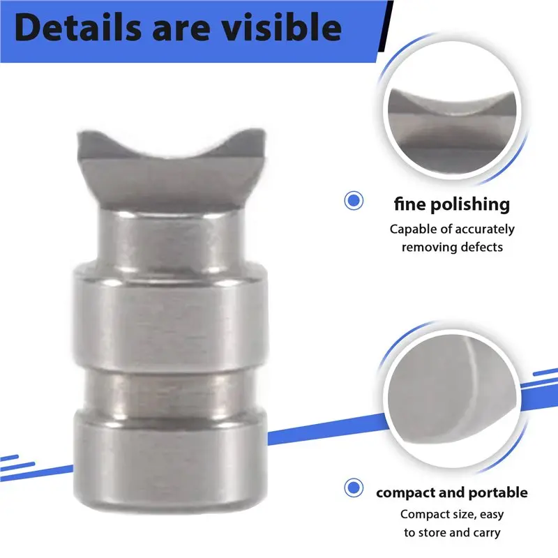 A00E-Metal Semilunar Pin Fishing Wheel Half Moon Suitable For Abu Water Drop Wheel BMAX SMAX PMAX Revo view 2