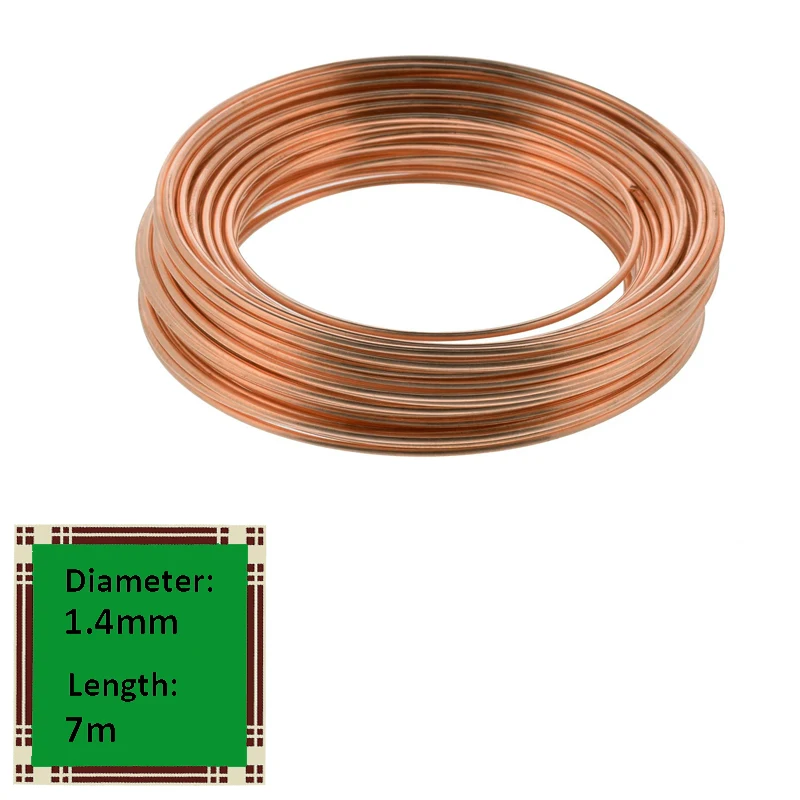 100 g emaillierter Kupferdraht, 0,1 mm–1,5 mm, hochpräziser Magnetwickeldraht für Transformatoren, Motoren, Relais, Induktivitäten (1300 m–6 m)